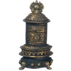 Dollhouse Miniature Antique-Finish Parlor Stove