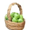 Dollhouse Miniature Basket of Green Apples