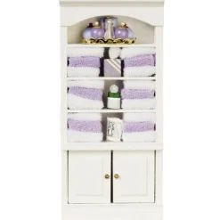 Dollhouse Miniature Bathroom Cabinet