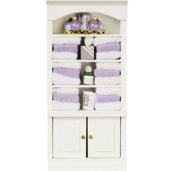 Dollhouse Miniature Bathroom Cabinet