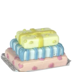 Dollhouse Miniature Birthday Presents Cake