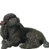 Dollhouse Miniature Black Poodle