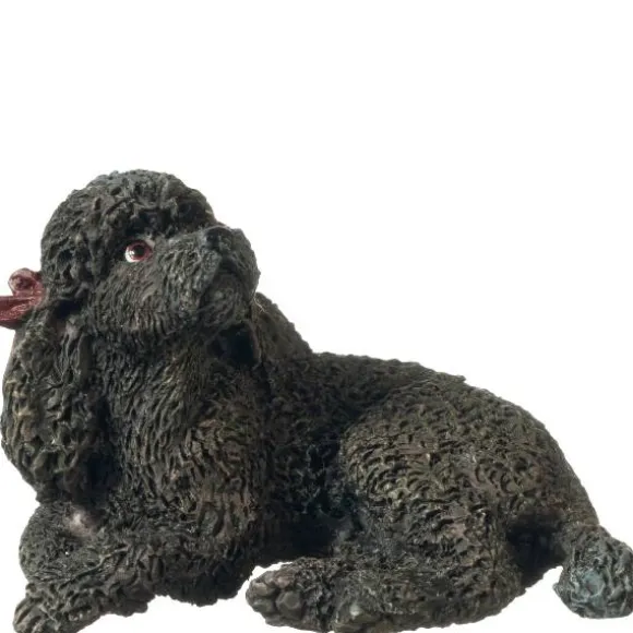 Dollhouse Miniature Black Poodle