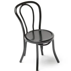 Dollhouse Miniature Black Patio Chair