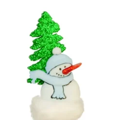 Dollhouse Miniature Blue Snowmen