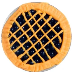 Dollhouse Miniature Blueberry Pie