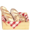 Dollhouse Miniature Bread in a Crate