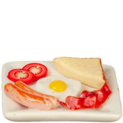 Dollhouse Miniature Breakfast Platter