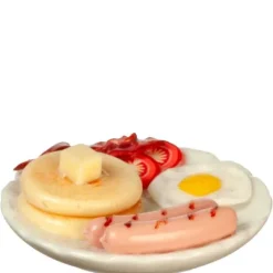 Dollhouse Miniature Breakfast Platter