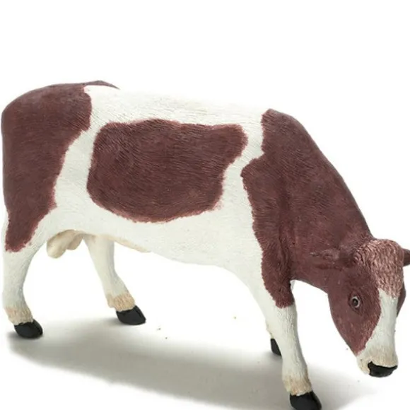 Dollhouse Miniature Brown Bull