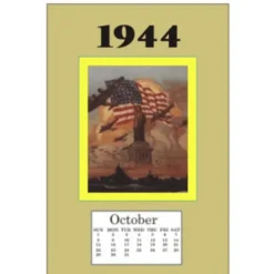 1944 Dollhouse Miniature Calendar