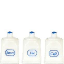 Dollhouse Miniature Canisters