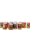 12 Dollhouse Miniature Cans of Vegetables