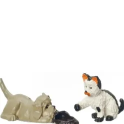 Dollhouse Miniature Cat & Dog Set