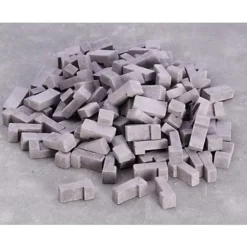 Dollhouse Miniature Charcoal Corner Bricks