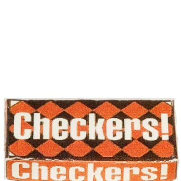 Dollhouse Miniature Checkers Box