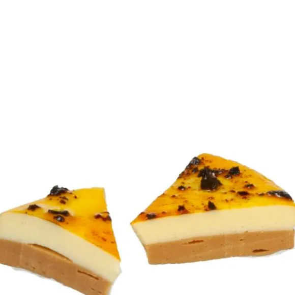 2 Dollhouse Miniature Cheesecake Slices