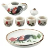 Dollhouse Miniature Chicken Tea Set