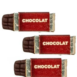 3 Dollhouse Miniature Chocolate Bars