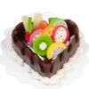 Dollhouse Miniature Chocolate Heart Cake