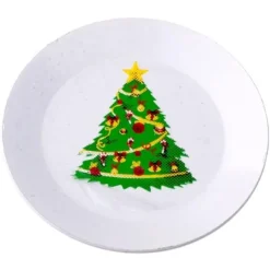 Dollhouse Miniature Christmas Plate