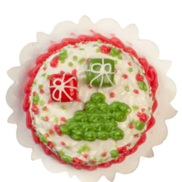 Dollhouse Miniature Christmas Cake