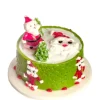 Dollhouse Miniature Christmas Santa Cake