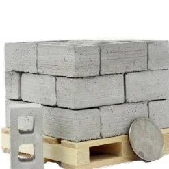 24 Dollhouse Miniature Cinder Block Pallet