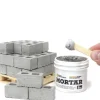 Dollhouse Miniature Cinder Block Pallet & Mortar Kit