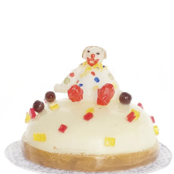 Dollhouse Miniature Clown Cake