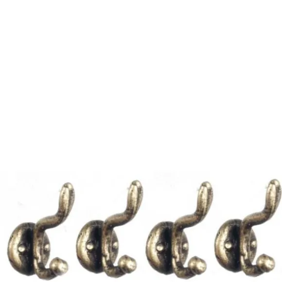 Dollhouse Miniature Coat Hooks