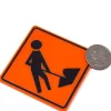 Dollhouse Miniature Construction Roadwork Sign