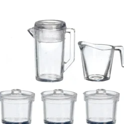 5 Dollhouse Miniature Containers