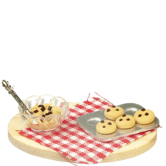 Dollhouse Miniature Cookie Making Set