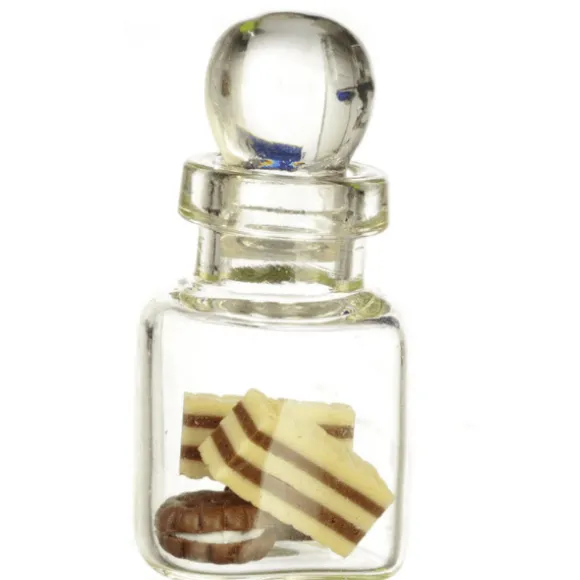 Dollhouse Miniature Cookies in a Jar