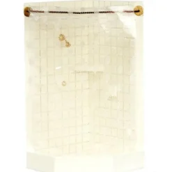 Dollhouse Miniature Corner Shower Stall