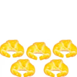 5 Dollhouse Miniature Croissants