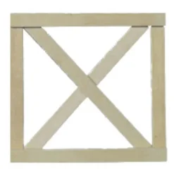 Dollhouse Miniature Crossbuck Fence Gate
