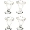 4 Dollhouse Miniature Dessert Dishes