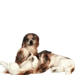 Dollhouse Miniature Dog Family