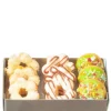 Dollhouse Miniature Donuts & Crullers in a Metal Tray