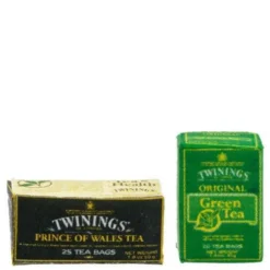 Dollhouse Miniature English Tea Boxes