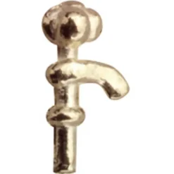 4 Dollhouse Miniature Faucets