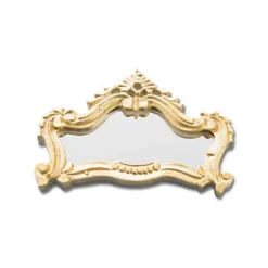 Dollhouse Miniature Fireplace Mirror