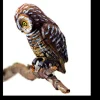 Dollhouse Miniature Fishing Owl