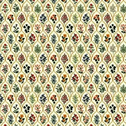 Dollhouse Miniature Floral Stained Glass Sheet