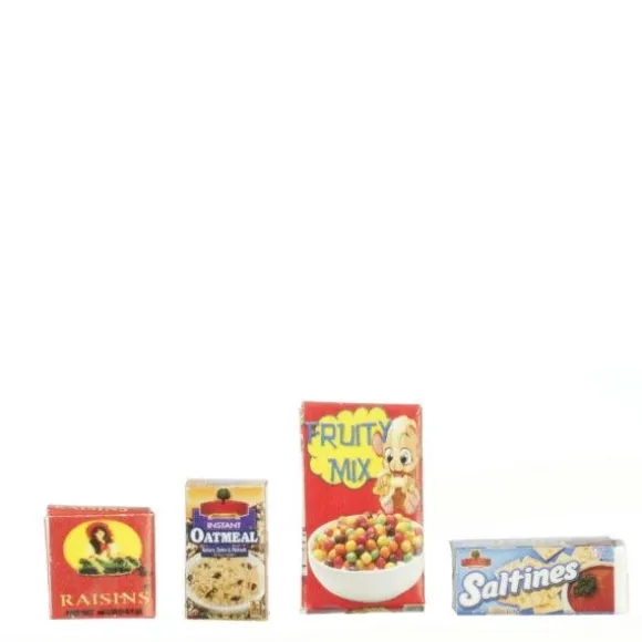 Dollhouse Miniature Food Boxes