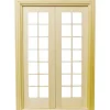 Dollhouse Miniature French Doors