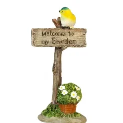 Dollhouse Miniature Garden Sign