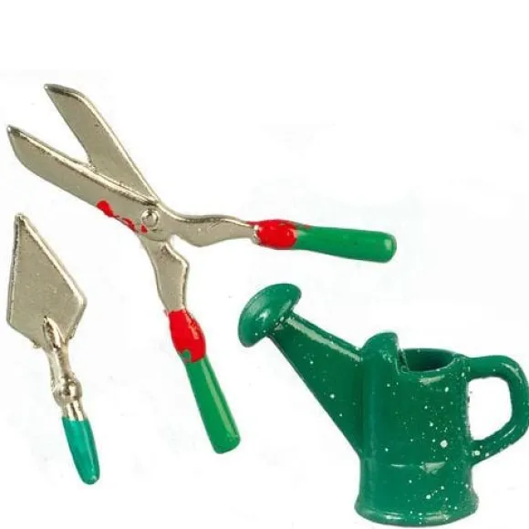 Dollhouse Miniature Garden Tool Set